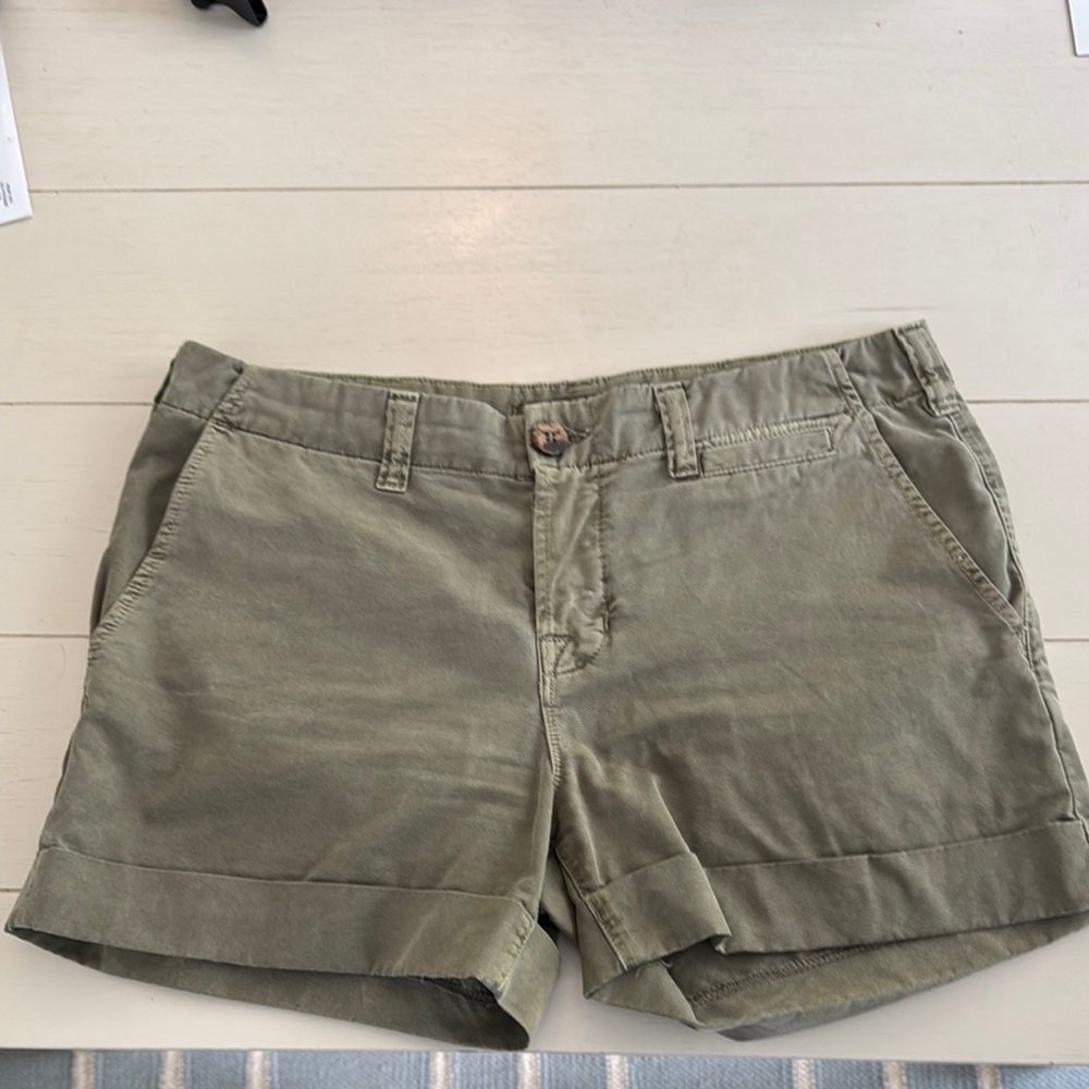 J Brand Green Cargo Shorts Relaxed Fit